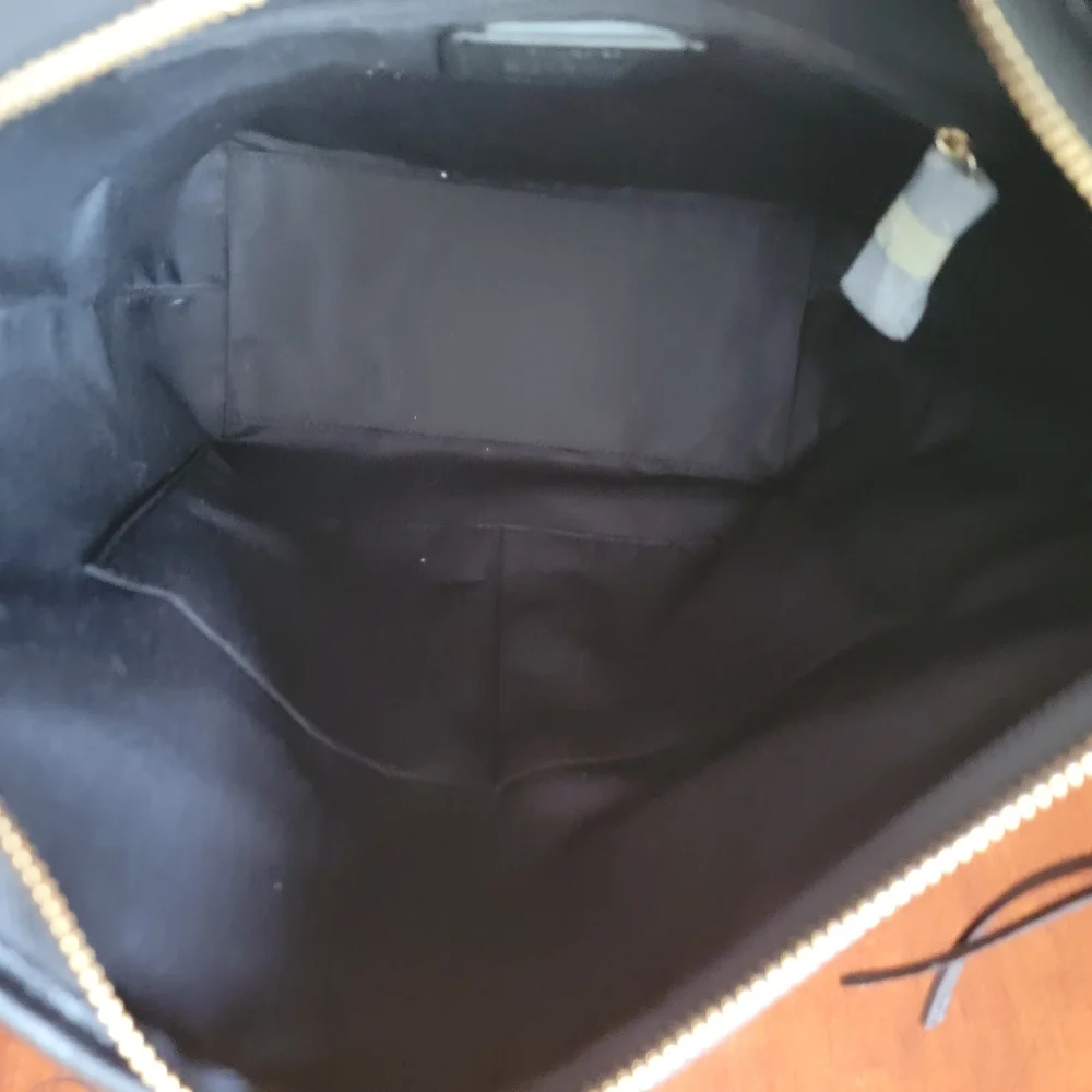 Coach C2819 Val Duffle Signature Brown Black Coated Canvas Shoulder Bag NWT
